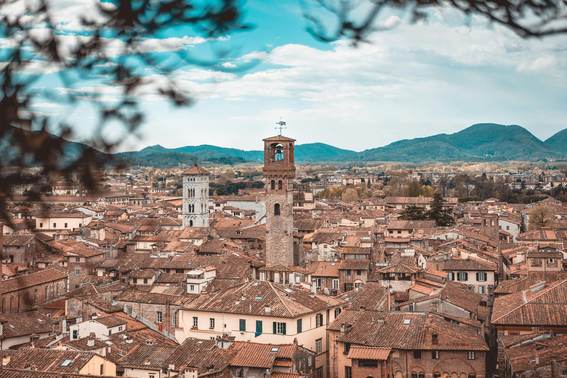 Historische Stadtmauer und Altstadt von Lucca