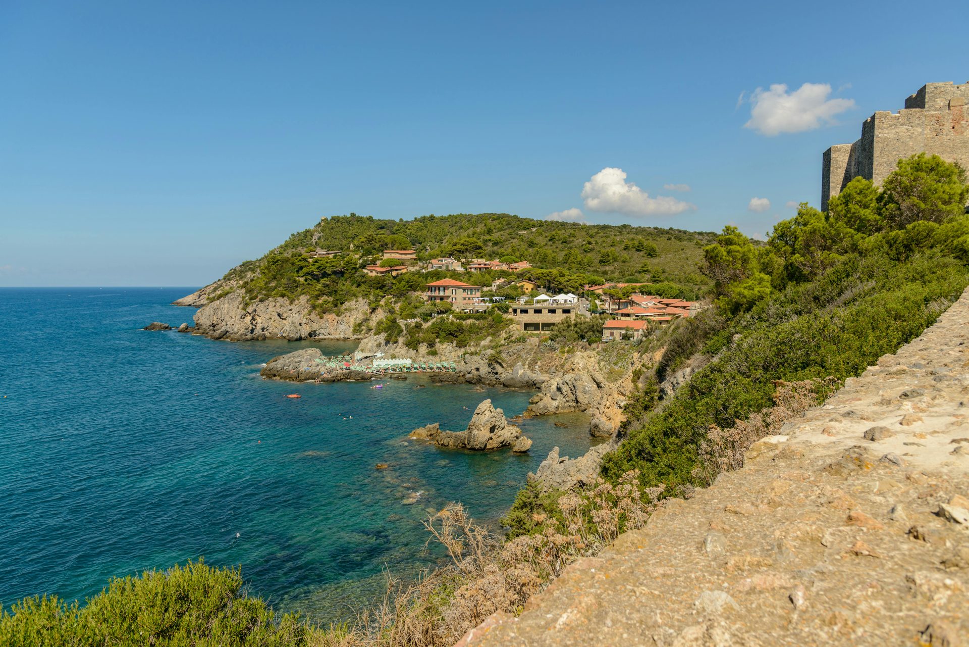 Küstenlandschaft der Maremma, südliche Toskana